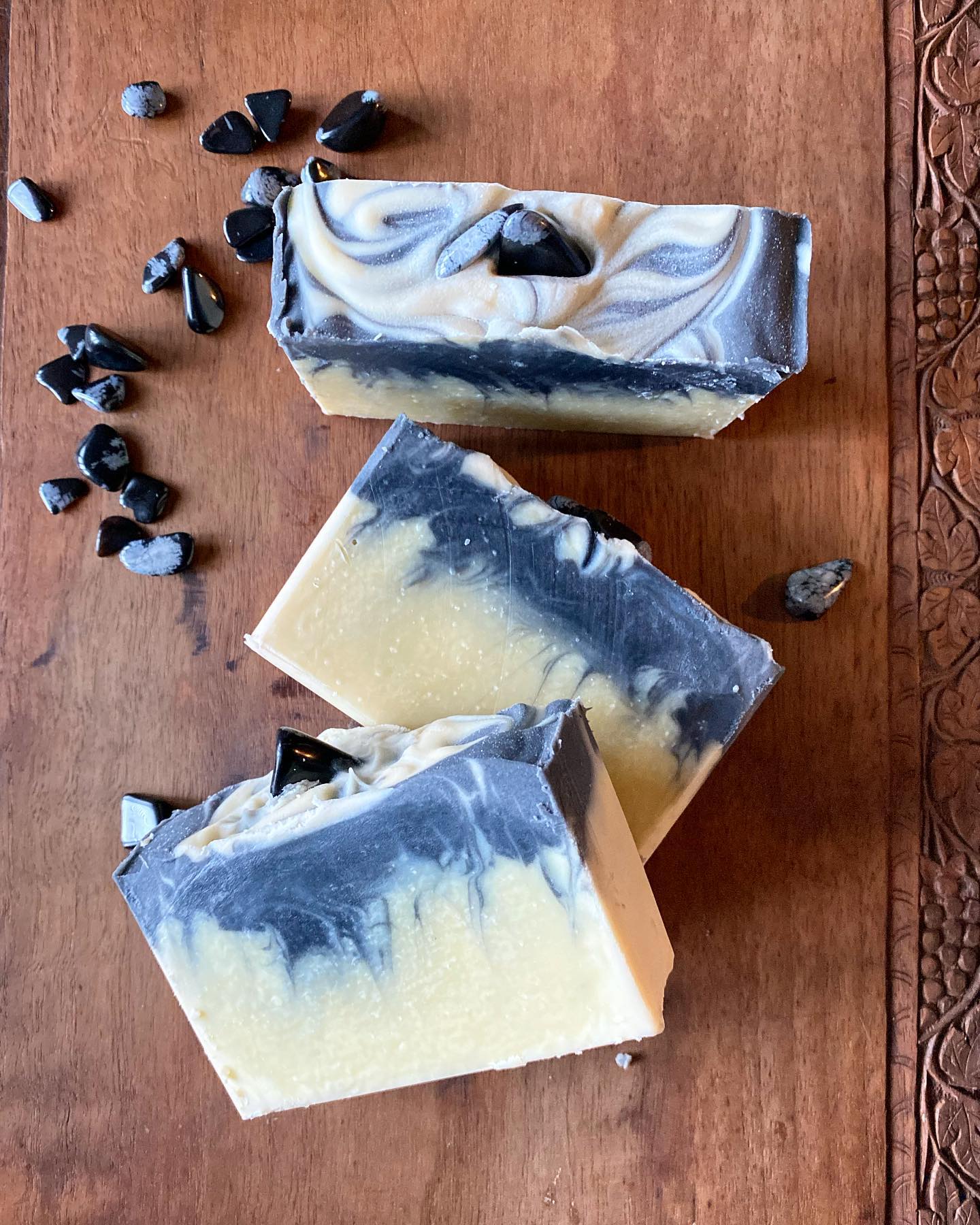 Snowflake Obsidian Gemstone Body Bar