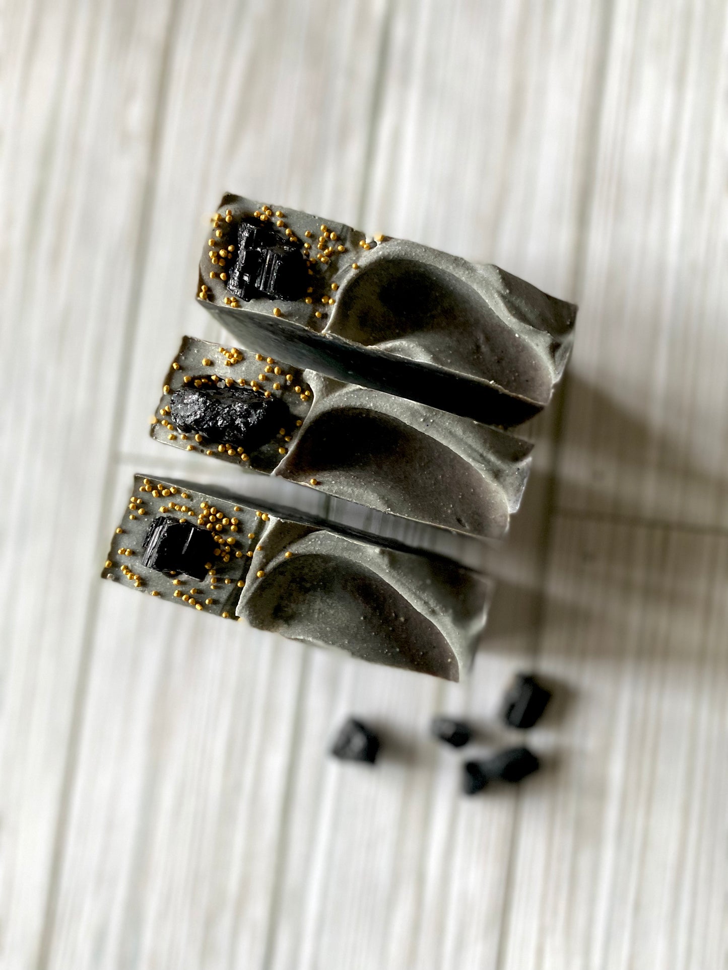 Black Tourmaline Gemstone Body Bar