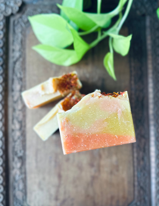 Peach Bellini Hemp Seed Body Bar