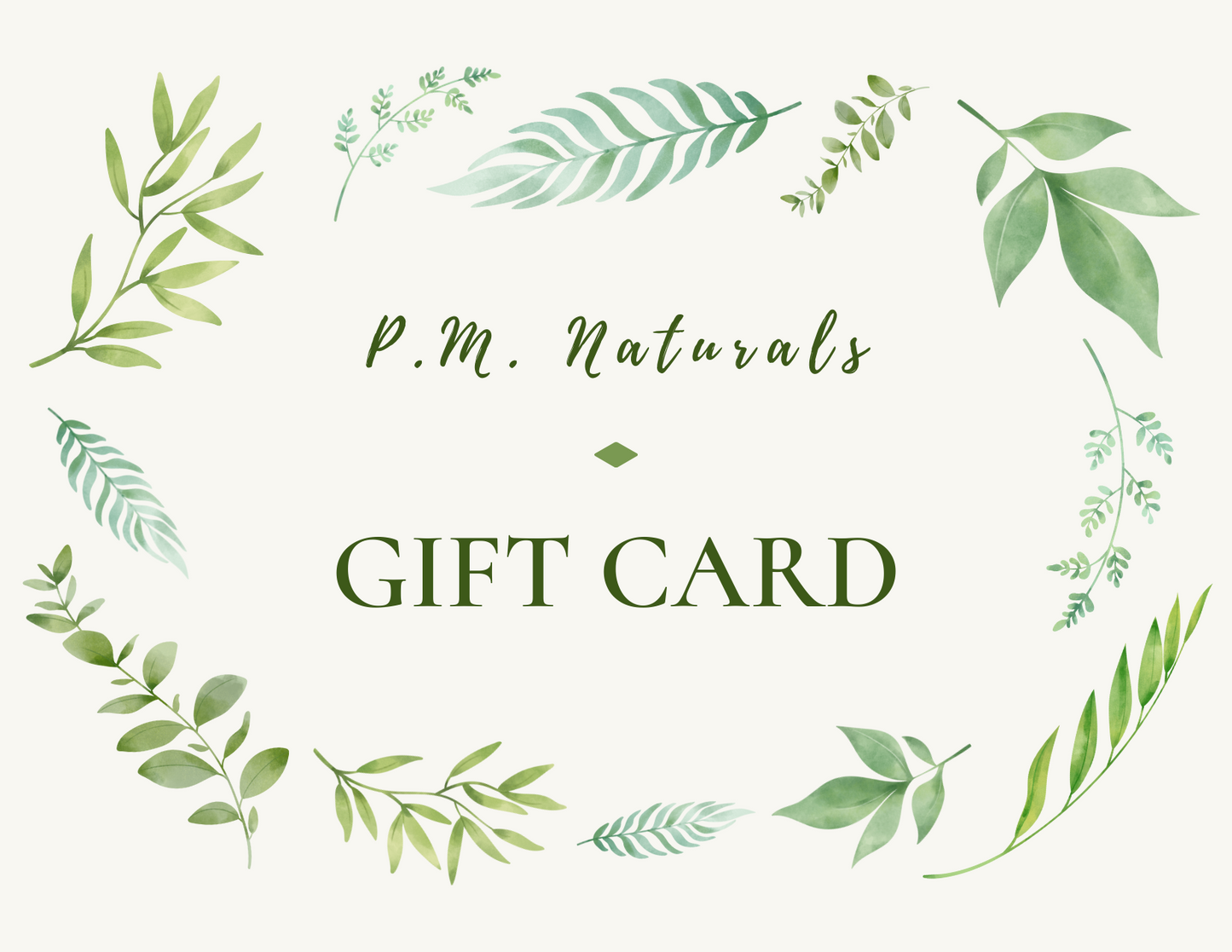 PM Naturals eGift Card